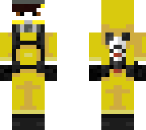 yellow tnt boy in hazmat suit