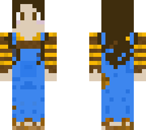abby in overalls :))