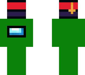 among us green fez
