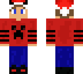 christmas red boy skin ( no second hat layer)