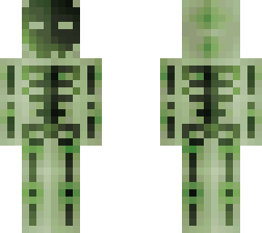 glowing skeleton