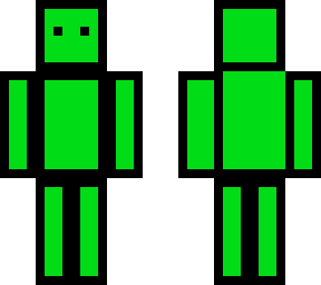 green block man