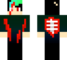 halloween green and blue gamer