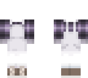 lilac plaid overalls ob