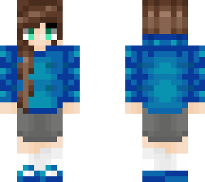 ocean blue gamer girl
