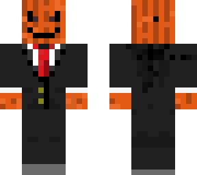 pumpkin in a suit
