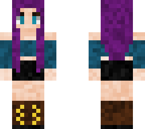 purple haired youtuber