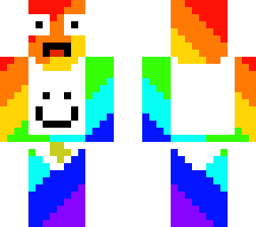 rainbow man peed his pants