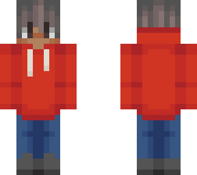 red hoodie