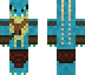 reptil azul