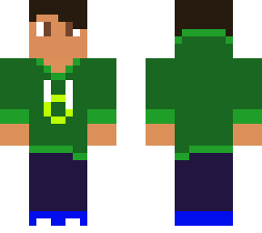 shmu but he's in a green hoodie