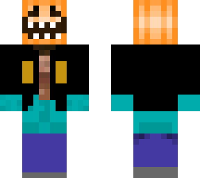 steve pumpkin with jacket
