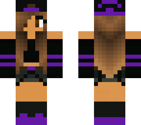 tan purple and black
