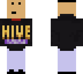 the skin again in a hive hoodie!!!