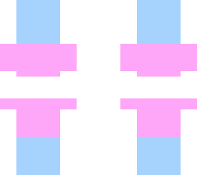 transgender flag skin