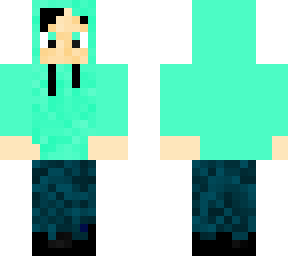 aqua hoodie