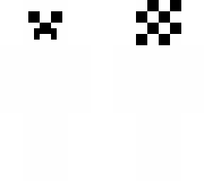black and white creeper
