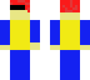 blue and yellow boy