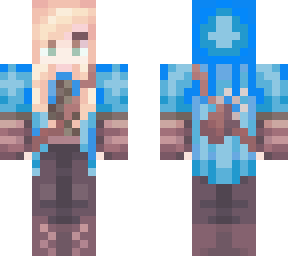blue blond girl