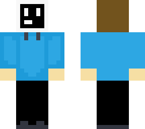 blue guy with mask