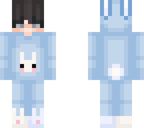 blue rabbit boy