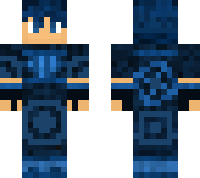 blue terracotta penguin