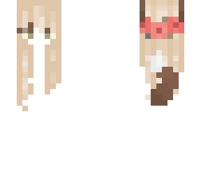 brown flowered wolf
