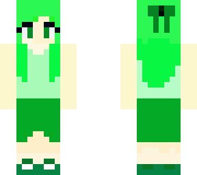 green dress girl