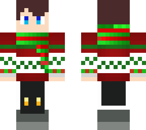 iconic in christmas sweater