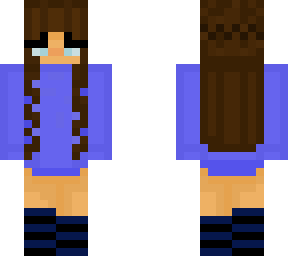 indigo hoodie girl