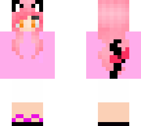Kawaii Chan Cuteoutfit Minecraft Skin