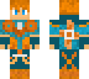 orange terracotta penguin