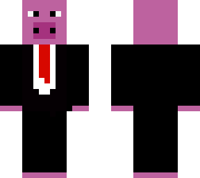 pig in a suit (also has a tie!)