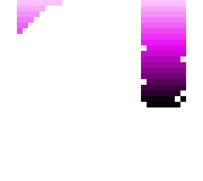 pink to black hair base