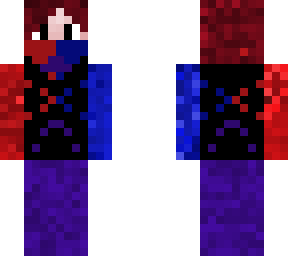 purple, blue, red