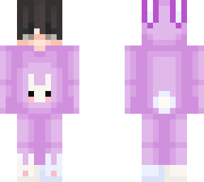purple rabbit boy