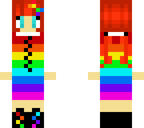 rainbow girl