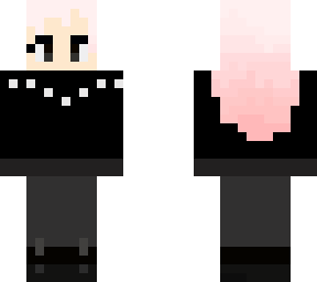 tough pink haired girl oc