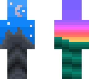 a mountain at night + sunrise near oceans