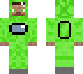 among us crewmate steve (green)