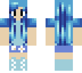 blue girl