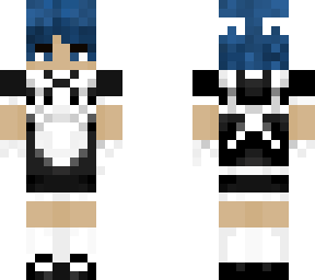 blue hair uwu