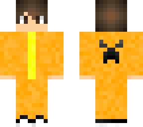 boy with orange clothing