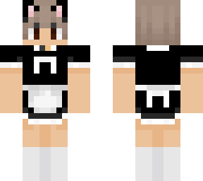 cat boy maid (black)