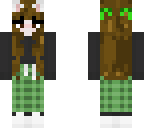 cat girl brown hair