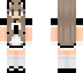 cat grl maid (black)