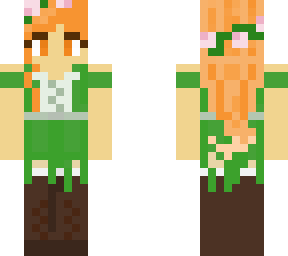 green dress forest