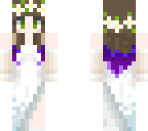 novia pelo morado