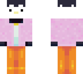 pink coat penguin