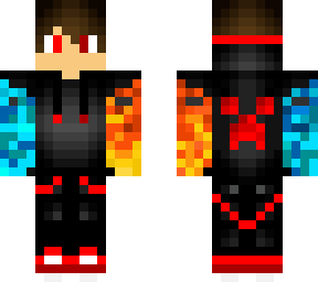 red fire vs ice hoodie